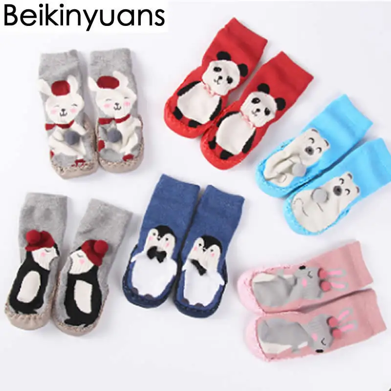 Kids Cartoon Socks Anti-skid Cotton Penguin Panda Animal Printing Child Floor Socks Soft PU Dispensing knitting Baby Socks
Kids Cartoon Socks Anti-skid Cotton Penguin Panda Animal Printing Child Floor Socks Soft PU Dispensing knitting Baby Socks