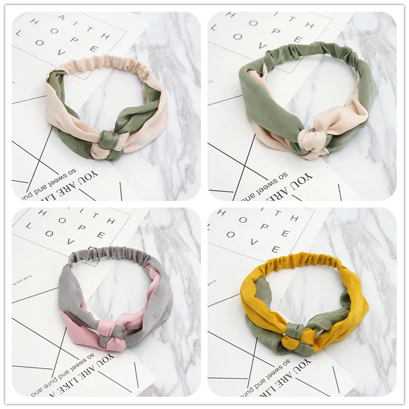 New Fashion Simple Cross Bow Patchwork Women Elegant Elastic Headband Hair Holder Ornament Bandanas Hair Accessories Hairbands
New Fashion Simple Cross Bow Patchwork Women Elegant Elastic Headband Hair Holder Ornament Bandanas Hair Accessories Hairbands