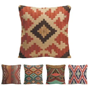 Indian National Style Cushion Cover Decorative Pillow For Car Covers Geometric Patterns Pillow Case Linen Home Decor Pillowcase
Indian National Style Cushion Cover Decorative Pillow For Car Covers Geometric Patterns Pillow Case Linen Home Decor Pillowcase