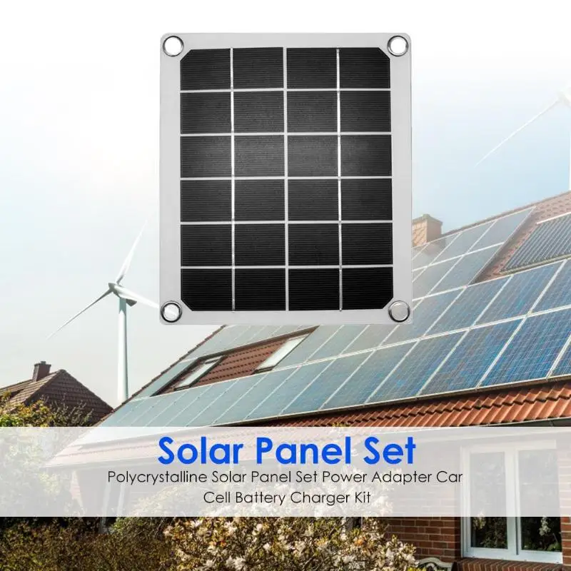 1 PC Polycrystalline Solar Panel Set Power Adapter Car Cell Battery Charger Kit Sunpower Semi Solar Panel Kit
1 PC Polycrystalline Solar Panel Set Power Adapter Car Cell Battery Charger Kit Sunpower Semi Solar Panel Kit