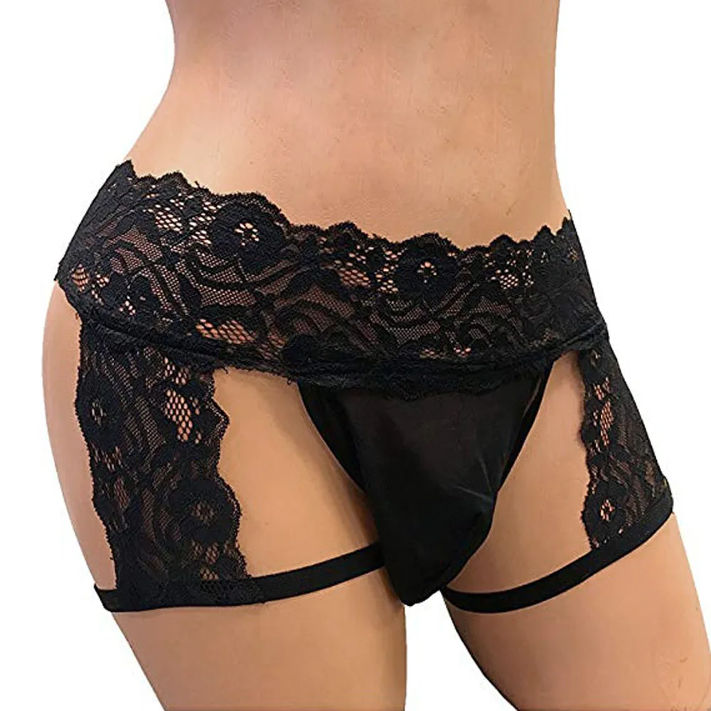 Men Sexy Under Wear Sissy Gay Underwear Lace Thong Enhance Pouch Bikini Hollow Out Briefs Pant Open Crotch Panties трусы мужские
Men Sexy Under Wear Sissy Gay Underwear Lace Thong Enhance Pouch Bikini Hollow Out Briefs Pant Open Crotch Panties трусы мужские