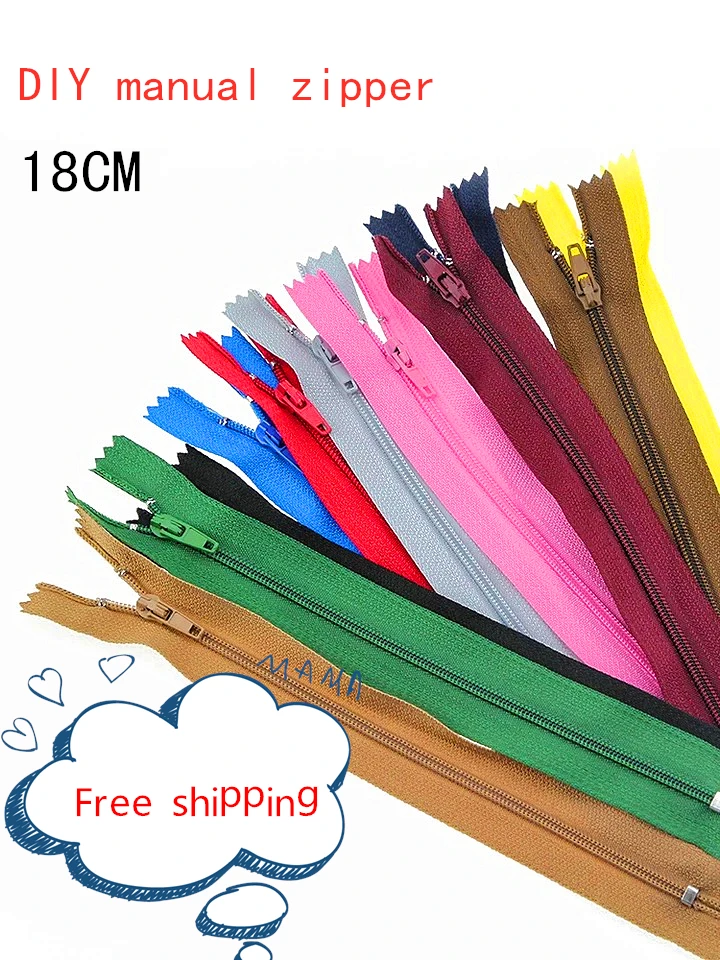 18 CM 10Pcs 3# Closed End Nylon Coil Zippers Tailor Sewing Craft Colorful Nylon DIY Accessories
18 CM 10Pcs 3# Closed End Nylon Coil Zippers Tailor Sewing Craft Colorful Nylon DIY Accessories