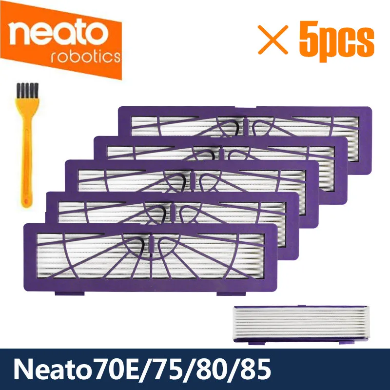 6 pcs HEPA filters for Neato Botvac D/Connected Series D7 D80 D85 D3 D75 D5 70e 75 80 85 Vacuum Cleaner Parts Pets/Allergies
6 pcs HEPA filters for Neato Botvac D/Connected Series D7 D80 D85 D3 D75 D5 70e 75 80 85 Vacuum Cleaner Parts Pets/Allergies