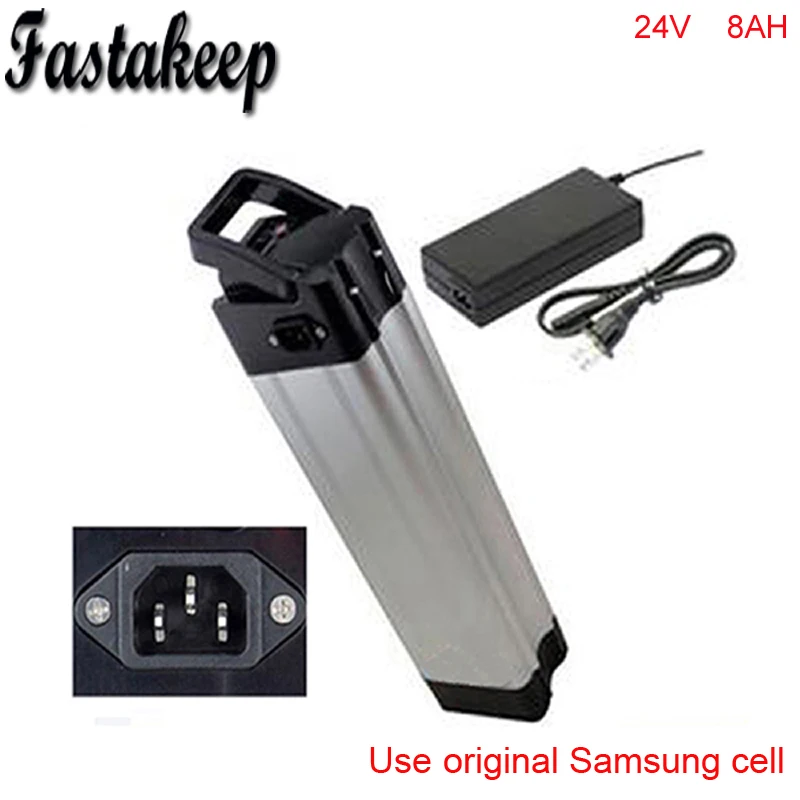 New 24V 8AH silver fish ebike battery Lithium Ion Battery for Electric Bike,rechargeable battery with BMS+charger
New 24V 8AH silver fish ebike battery Lithium Ion Battery for Electric Bike,rechargeable battery with BMS+charger