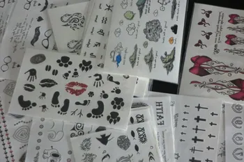 150Pcs 9.5*14.5cm Temporary Tattoo Tatoo Transfer Decal Paper water transfer tattoo stickers 
150Pcs 9.5*14.5cm Temporary Tattoo Tatoo Transfer Decal Paper water transfer tattoo stickers