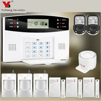 YobangSecurity Home Protection LCD Display Wireless GSM Security Alarm System with Wired Siren Door PIR Alarm Sensors
YobangSecurity Home Protection LCD Display Wireless GSM Security Alarm System with Wired Siren Door PIR Alarm Sensors