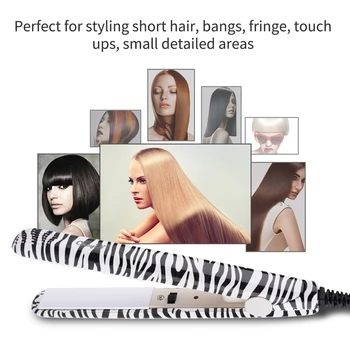 Travel Flat Irons Zebra Professional Fast Hair Straightener Ceramic Flat Heating Plate Salon Styling Tools Volume Hair Curler
Travel Flat Irons Zebra Professional Fast Hair Straightener Ceramic Flat Heating Plate Salon Styling Tools Volume Hair Curler