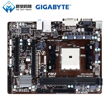 Gigabyte GA-F2A85XM-DS2 AMD A85X Original Used Desktop Motherboard Socket FM2 AMD A10/A8/A6/A4 DDR3 64G SATA3 USB3.0 Micro ATX
Gigabyte GA-F2A85XM-DS2 AMD A85X Original Used Desktop Motherboard Socket FM2 AMD A10/A8/A6/A4 DDR3 64G SATA3 USB3.0 Micro ATX