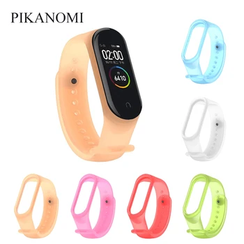 Fashion Transparent Silicone Strap For Xiaomi Mi Band 4/3 Colorful Smart Accessories For MI Band 3/4 Replacement Bracelet Belt
Fashion Transparent Silicone Strap For Xiaomi Mi Band 4/3 Colorful Smart Accessories For MI Band 3/4 Replacement Bracelet Belt