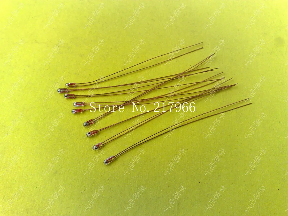 High-quality single-ended glass sealed NTC thermistor diameter 1.6mm 10K 1% 3950
High-quality single-ended glass sealed NTC thermistor diameter 1.6mm 10K 1% 3950