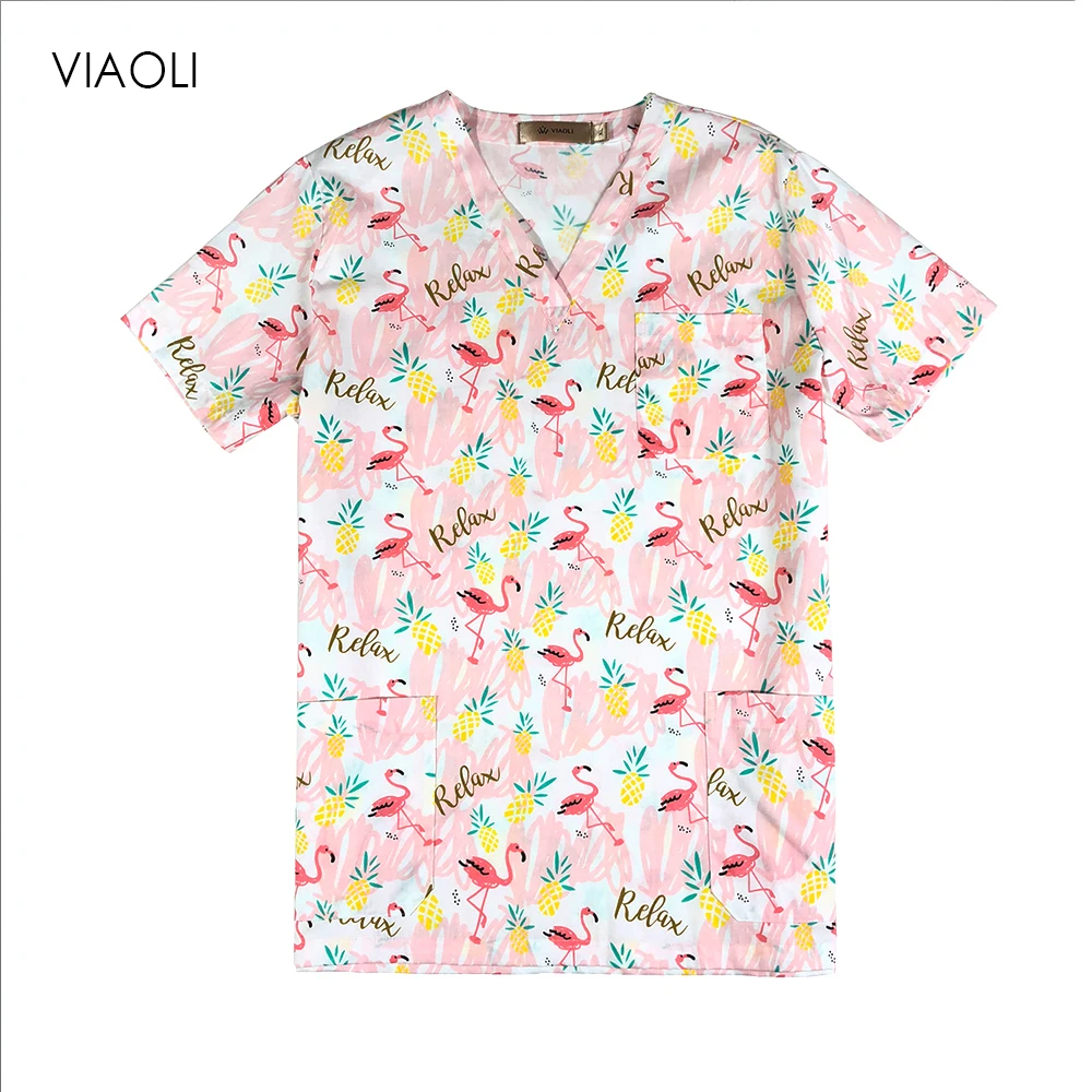 Cartoon print unisex Medical Surgical pharmacy nurse uniform scrub sets beauty salon sets spa uniform womens medical clothing
Cartoon print unisex Medical Surgical pharmacy nurse uniform scrub sets beauty salon sets spa uniform womens medical clothing
