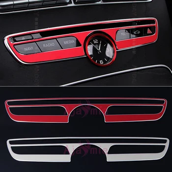 Accessories For Mercedes Benz C Class GLC Center Control Button Cover Clock Interior Moulding Trim Chrome Car Styling
Accessories For Mercedes Benz C Class GLC Center Control Button Cover Clock Interior Moulding Trim Chrome Car Styling