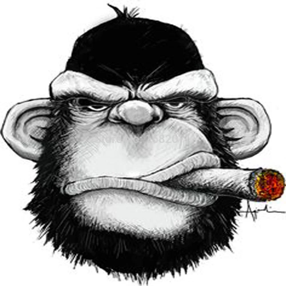 Hand Painted Abstract Wall Painting Hang Picture Modern Decor Monkey Oil Painting on Canvas New Cigar Orangutan Animals Painting
Hand Painted Abstract Wall Painting Hang Picture Modern Decor Monkey Oil Painting on Canvas New Cigar Orangutan Animals Painting