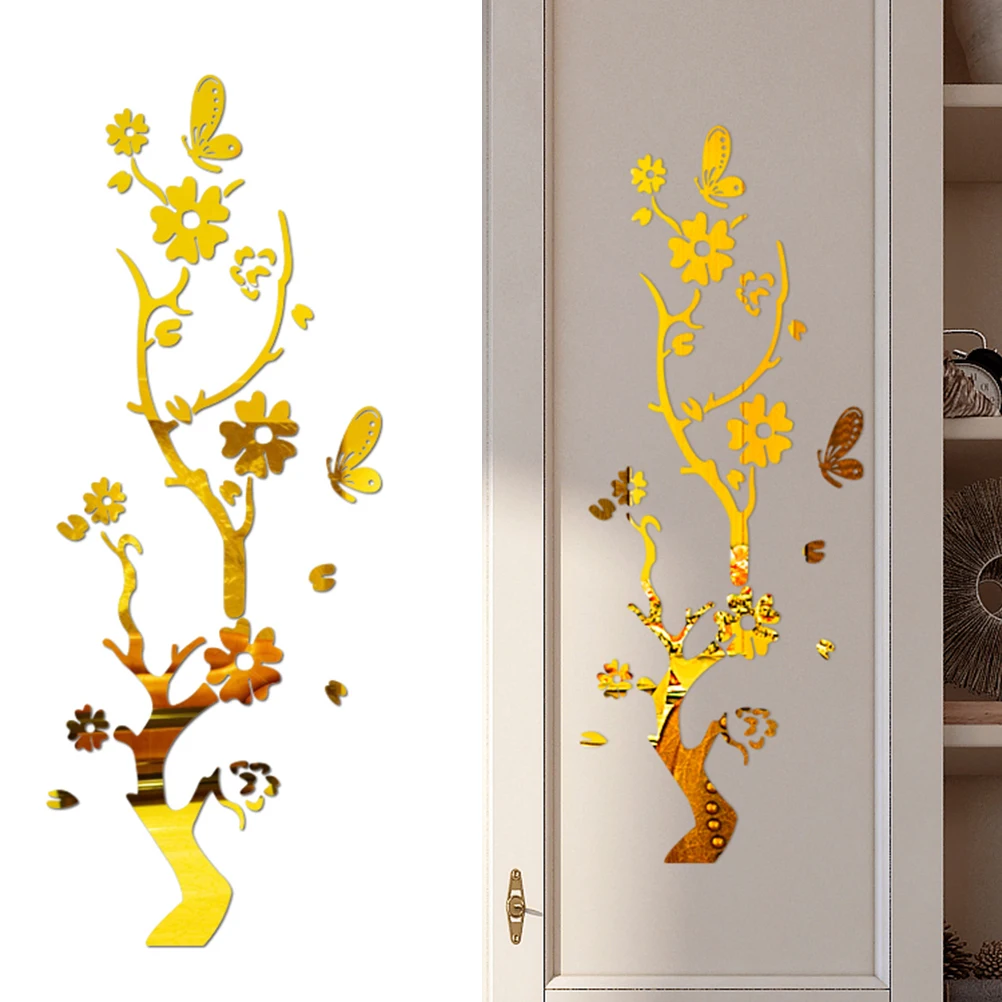 1 PC Beautiful Plum Blossom Wall Sticker Creative Acrylic 3D Nordic Simple Background Home Wall Mirror Decor(Sliver/Gold)
1 PC Beautiful Plum Blossom Wall Sticker Creative Acrylic 3D Nordic Simple Background Home Wall Mirror Decor(Sliver/Gold)