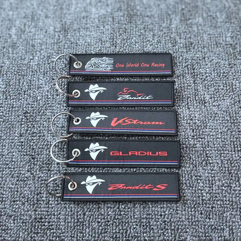 Motorcycle Key Chain Woven Key Ring Tag Label Chain For Suzuki Bandits Gladius Bandit V-Strom
Motorcycle Key Chain Woven Key Ring Tag Label Chain For Suzuki Bandits Gladius Bandit V-Strom