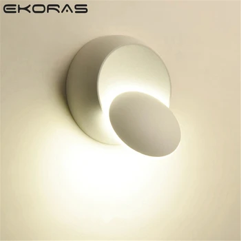 LED Wall Lamp 360 degree rotation adjustable bedside light white Black creative wall lamp Black modern aisle round lamp
LED Wall Lamp 360 degree rotation adjustable bedside light white Black creative wall lamp Black modern aisle round lamp