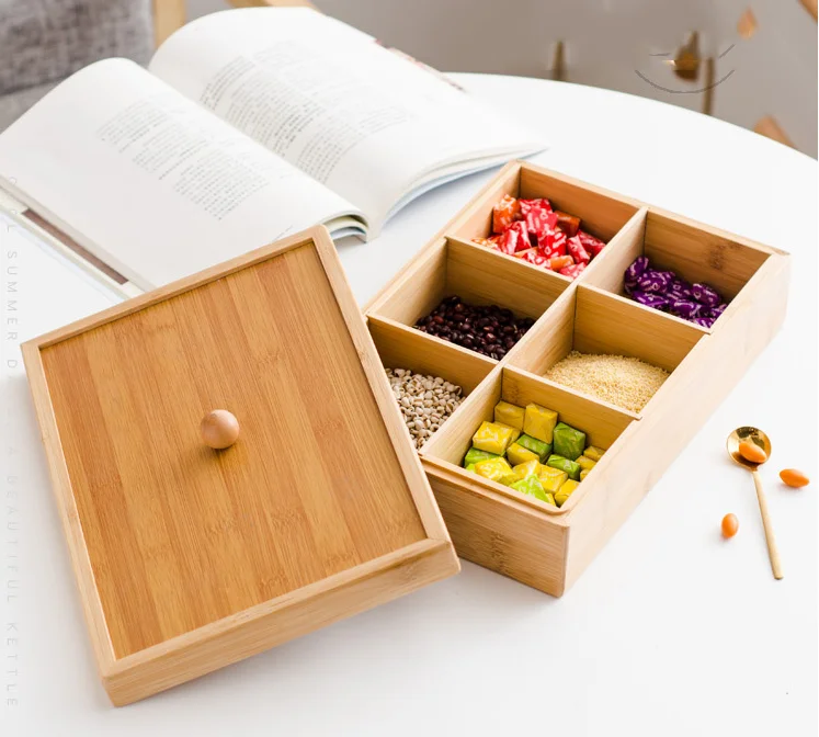 Wood Plates Dishes Food Fruit Storage Tray Compartment With Lid Desktop Organizer Dried Fruit Box Wedding New Year Decor LF533
Wood Plates Dishes Food Fruit Storage Tray Compartment With Lid Desktop Organizer Dried Fruit Box Wedding New Year Decor LF533