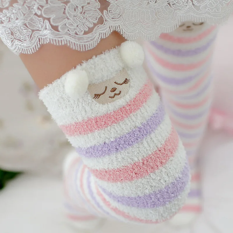Japanese Mori Girl Animal Modeling Knee Socks Striped Cute Lovely Kawaii Cozy Long Thigh High Socks Compression Winter Warm Sock
Japanese Mori Girl Animal Modeling Knee Socks Striped Cute Lovely Kawaii Cozy Long Thigh High Socks Compression Winter Warm Sock
