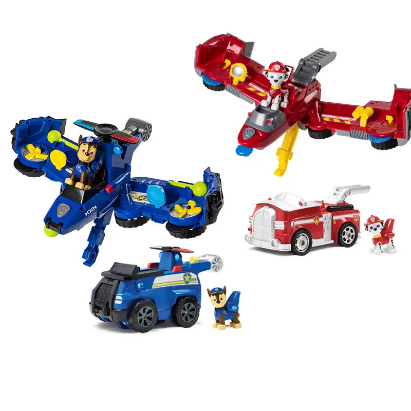 Paw Patrol car Flip Fly Vehicle toys Can Have Fun This 2-in-1 Vehicle Transforming From Bulldozer to a Jet Kids | shutendo Japan