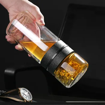 520ml Double Walled Glass Tea Cup For car Water Bottle with Tea Infuser 2 Mugs With filter Glass Insulated Tumbler Glass Bottle
520ml Double Walled Glass Tea Cup For car Water Bottle with Tea Infuser 2 Mugs With filter Glass Insulated Tumbler Glass Bottle