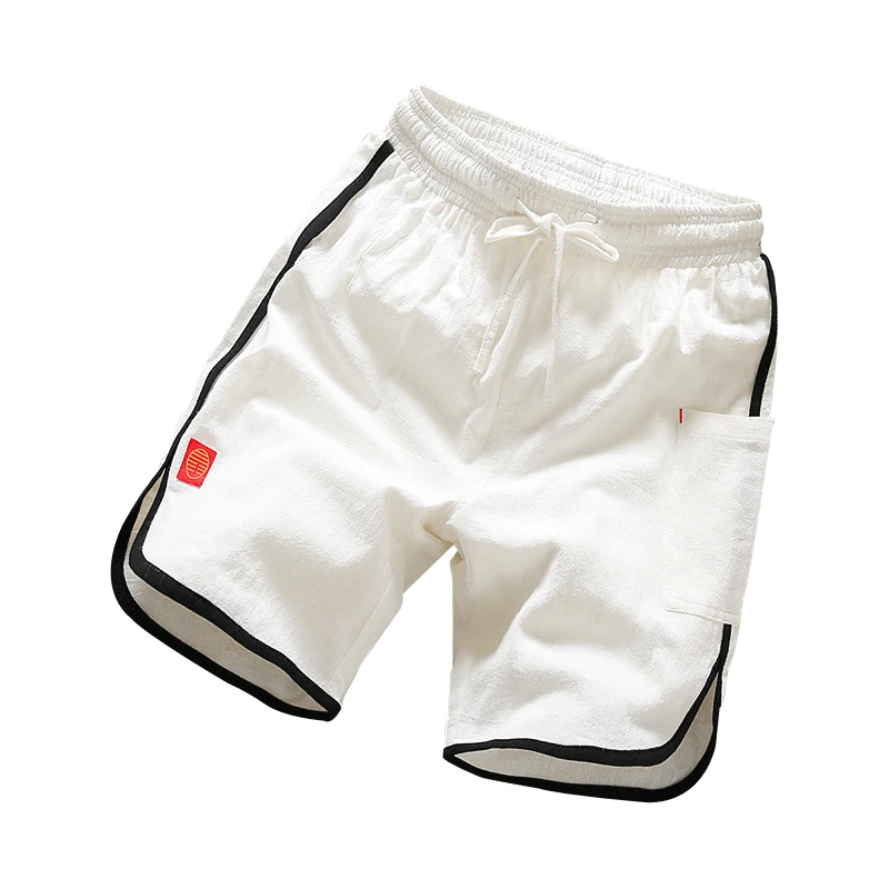 2019 Summer Men's Shorts Short Cotton Sports Shorts Personality Border Stripes Casual Shorts Loose Breathable Calções Men 5XL 
2019 Summer Men's Shorts Short Cotton Sports Shorts Personality Border Stripes Casual Shorts Loose Breathable Calções Men 5XL