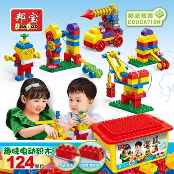 BanBao Electric Mechanical Gear Building Blocks Larger Particles Bricks Educational Toys For Kids Children Gifts 6597
BanBao Electric Mechanical Gear Building Blocks Larger Particles Bricks Educational Toys For Kids Children Gifts 6597