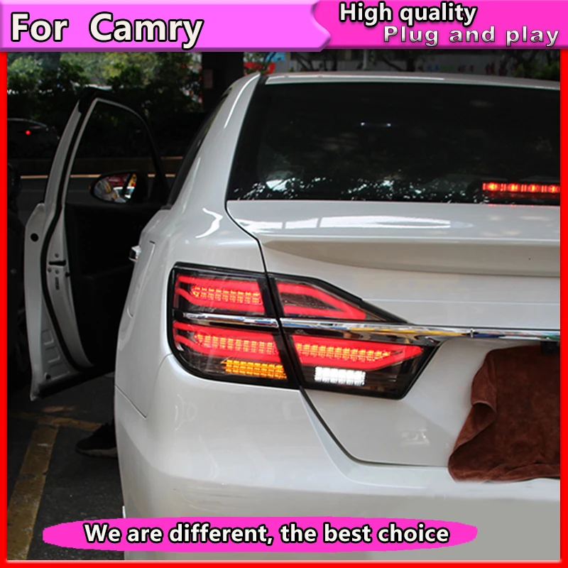 Car Styling for Toyota Camry Taillight assembly 2015 New Camry V55 LED Tail Light Rear Lamp DRL+Brake+Park Dynamic turn signal
Car Styling for Toyota Camry Taillight assembly 2015 New Camry V55 LED Tail Light Rear Lamp DRL+Brake+Park Dynamic turn signal