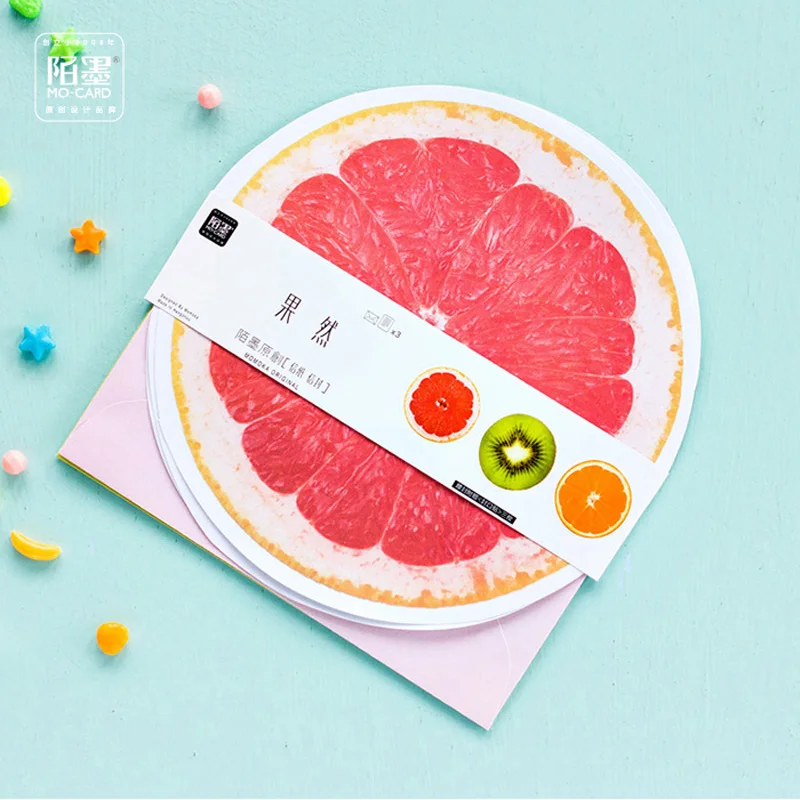 K59 1 Set=3 Paper + 3 Envelope + 3 Sealing Stickers Fresh Fruit Paper Letter Stationery Set Writing Greeting Birthday Message
K59 1 Set=3 Paper + 3 Envelope + 3 Sealing Stickers Fresh Fruit Paper Letter Stationery Set Writing Greeting Birthday Message