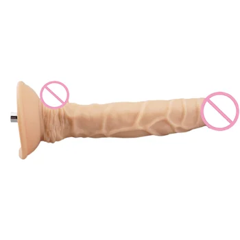 

9.4'' Nude Color Long Dildo Attachment to Premium Sex Machine,Deep Inside Penetration so Easy