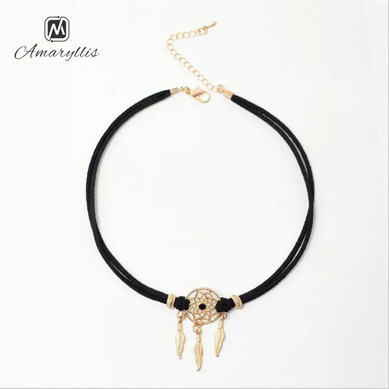 Amaiyllis Vintage Leaves Dangle Pendant Choker Necklace For Women Hollow Geo Round Choker Collar Black Leather Clavicle Chain
Amaiyllis Vintage Leaves Dangle Pendant Choker Necklace For Women Hollow Geo Round Choker Collar Black Leather Clavicle Chain