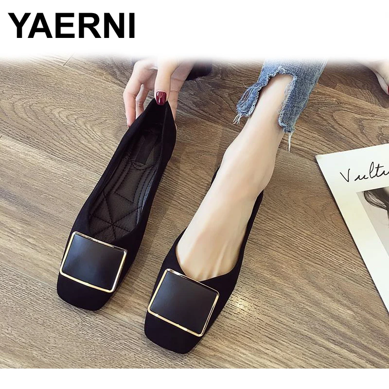 YAERNI Spring Flats Fashion Square Toe Fresh Color Office Lady Weekends Shoes Slip On Loafers Women Flat Heel Driving Shoes
YAERNI Spring Flats Fashion Square Toe Fresh Color Office Lady Weekends Shoes Slip On Loafers Women Flat Heel Driving Shoes