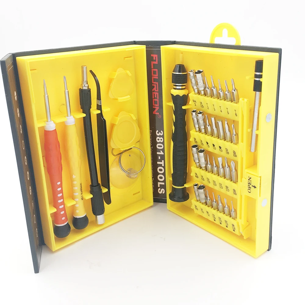 New 38 in 1 Precision Screwdriver Kit For Phone Opening Rework Repair Screwdrivers Tools Set Multipurpose
New 38 in 1 Precision Screwdriver Kit For Phone Opening Rework Repair Screwdrivers Tools Set Multipurpose