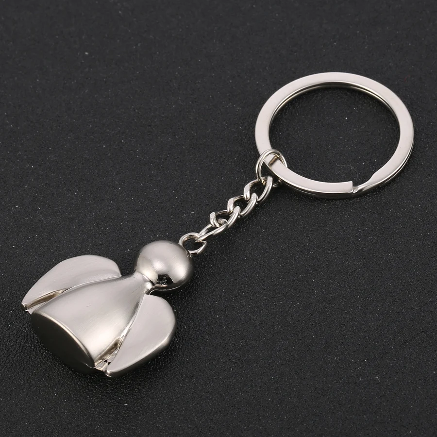 5 pcs/lot Silver Metal Alloy Lovely Angel Key Ring Chain Holder Creative Dolls Keychains Car Keyfobs Charm Bag Pendant Gift
5 pcs/lot Silver Metal Alloy Lovely Angel Key Ring Chain Holder Creative Dolls Keychains Car Keyfobs Charm Bag Pendant Gift