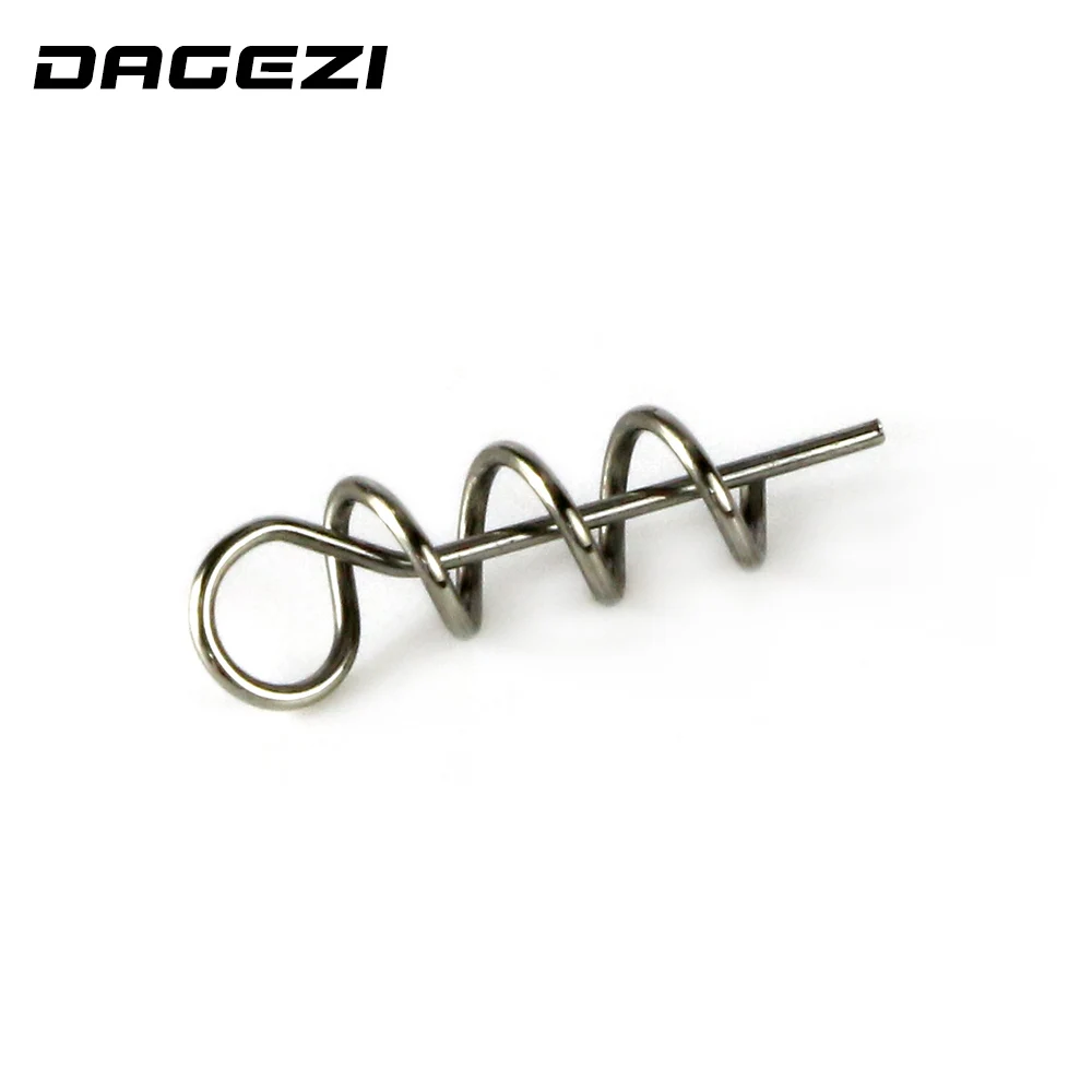DAGEZI 50pcs/lot soft Bait Spring Lock Pin Crank Hook Soft Bait Connector Fixed Pins Latch Fishing Tackle pesca
DAGEZI 50pcs/lot soft Bait Spring Lock Pin Crank Hook Soft Bait Connector Fixed Pins Latch Fishing Tackle pesca