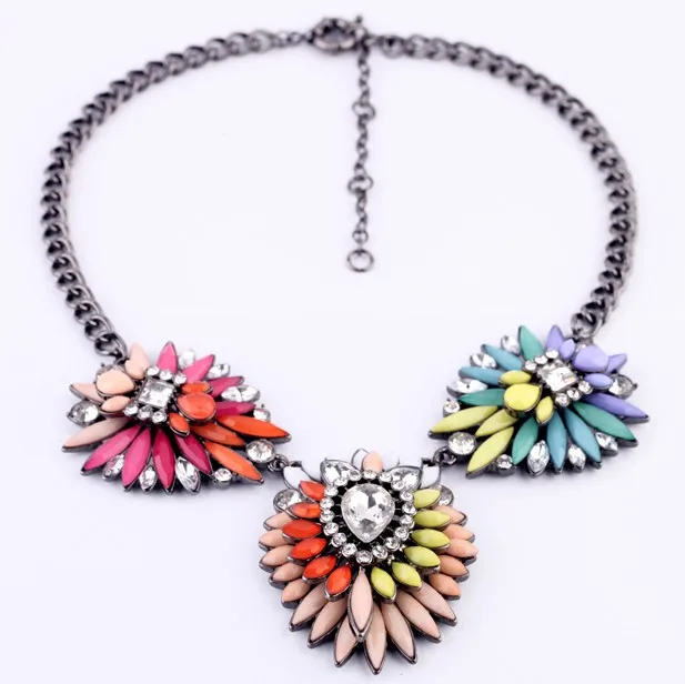free shipping fashion colorful jewelry accessories gift multicolor stone crystal acrylic necklace short black chain collar Women
free shipping fashion colorful jewelry accessories gift multicolor stone crystal acrylic necklace short black chain collar Women