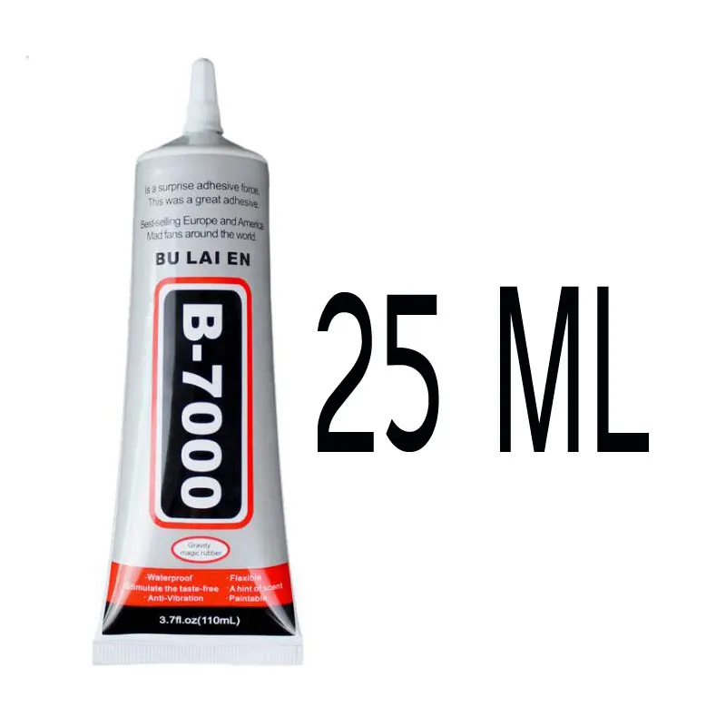 25ml Liquid B-7000 Multipurpose Glue Resin Adhesive For Crystals Diy Craft Glass Phone Touch Screen Super Glue Strong B7000
25ml Liquid B-7000 Multipurpose Glue Resin Adhesive For Crystals Diy Craft Glass Phone Touch Screen Super Glue Strong B7000