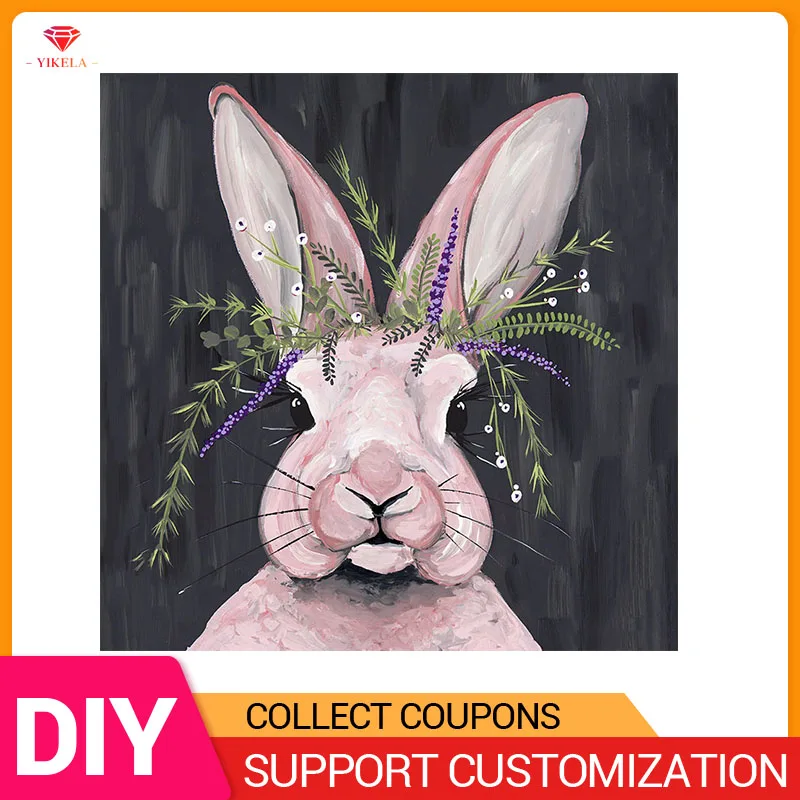YIKELA DIY Easter Diamond Painting 5D Rabbit Embroidery Full Round Rhinestones Mosaic Home Handicraft Festival Decoration
YIKELA DIY Easter Diamond Painting 5D Rabbit Embroidery Full Round Rhinestones Mosaic Home Handicraft Festival Decoration