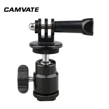 CAMVATE 360 Degree Rotating Clip Clamp Mount Tripod Adapter for Gopro HD Hero Camera C1249
CAMVATE 360 Degree Rotating Clip Clamp Mount Tripod Adapter for Gopro HD Hero Camera C1249