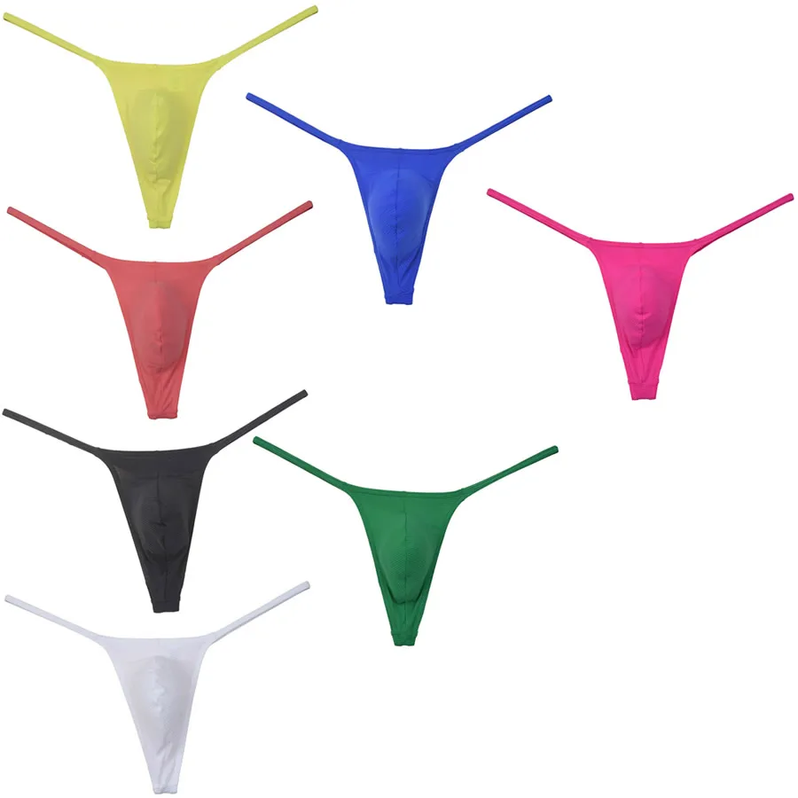 New Arrival Fashion Pouch Underwear For Men Thong Bikini Shorts Sexy Male G-strings Elastic Pure Color Underpants
New Arrival Fashion Pouch Underwear For Men Thong Bikini Shorts Sexy Male G-strings Elastic Pure Color Underpants