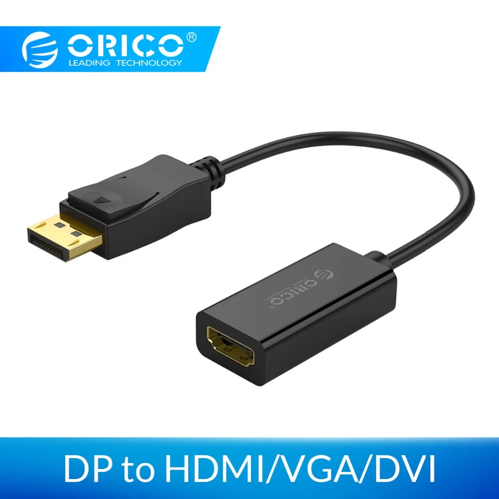 ORICO DisplayPort to HDMI VGA DVI Adapter Converter DP Cable for MacBook Air /Projector/Monitor 15cm Cable Length
ORICO DisplayPort to HDMI VGA DVI Adapter Converter DP Cable for MacBook Air /Projector/Monitor 15cm Cable Length