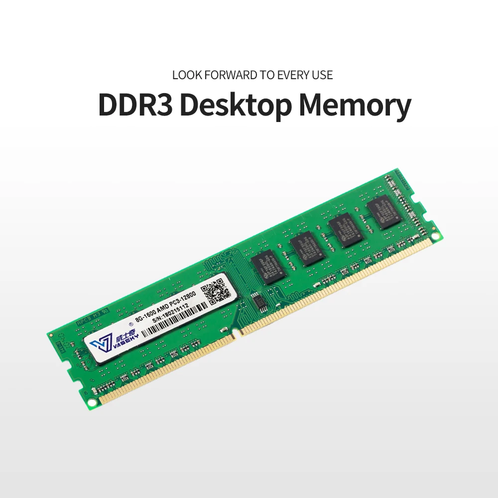 Vaseky 8G Memory DDR3 1600MHz 8GB 1333MHz 4GB Desktop Memory High Speed Read/Write Noiseless Desktop Memory DDR3 1600MHz For AMD
Vaseky 8G Memory DDR3 1600MHz 8GB 1333MHz 4GB Desktop Memory High Speed Read/Write Noiseless Desktop Memory DDR3 1600MHz For AMD