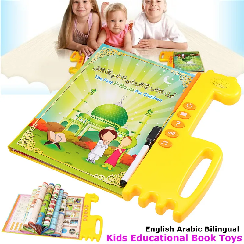 Multifunction Intelligent Muslim Children English Arabic Learning Reading Machine Kids Early Educational Talking Book Toys Gift
Multifunction Intelligent Muslim Children English Arabic Learning Reading Machine Kids Early Educational Talking Book Toys Gift