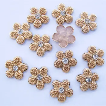 SINUAN 100Pcs Rivet Hot-Fix Rivets Flower Rivet Plating 14Mm Rhinestone Spikes Gold Metal Studs For Bags Decorations For Clothes
SINUAN 100Pcs Rivet Hot-Fix Rivets Flower Rivet Plating 14Mm Rhinestone Spikes Gold Metal Studs For Bags Decorations For Clothes