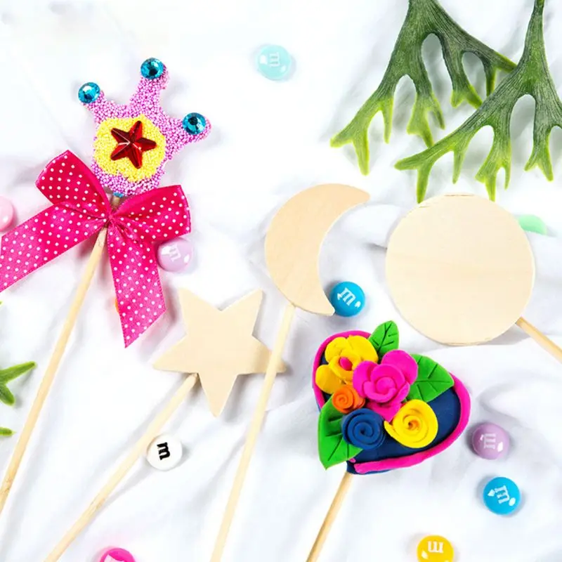 New Year Kids Wooden Magic Stick DIY Kindergarten Girls Fairy Sticks Snow Mud Clay White Blank Children Handmade Materials
New Year Kids Wooden Magic Stick DIY Kindergarten Girls Fairy Sticks Snow Mud Clay White Blank Children Handmade Materials
