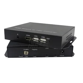 High Quality 1080P HDMI optical Media converter with 2 KVM USB2.0, HDMI Extender signal (video & audio) over Fiber Up to 20Km
High Quality 1080P HDMI optical Media converter with 2 KVM USB2.0, HDMI Extender signal (video & audio) over Fiber Up to 20Km