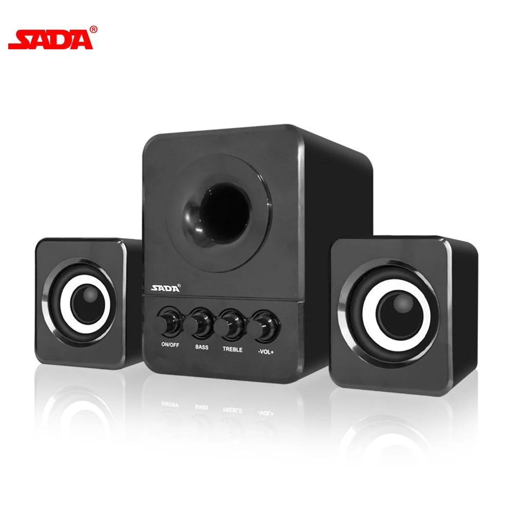 SADA D-203 USB Wired Combination Computer Speaker Bass Stereo Speakers Music Player Subwoofer Sound Box for Laptop Notebook PC
SADA D-203 USB Wired Combination Computer Speaker Bass Stereo Speakers Music Player Subwoofer Sound Box for Laptop Notebook PC