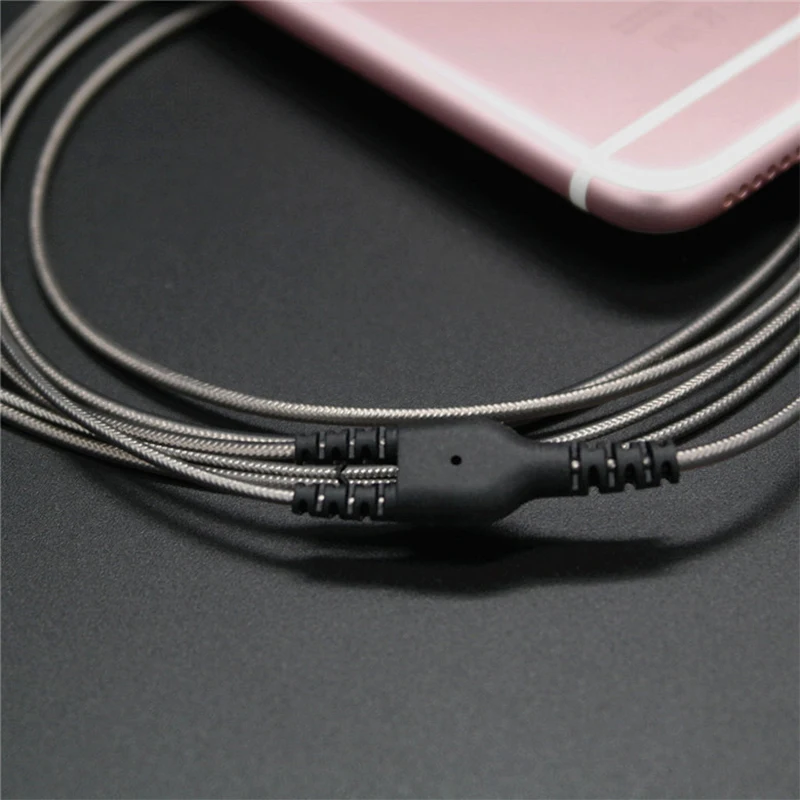 Hangrui 3.5mm DIY 3-Pole Jack Earphone Audio Cable Headphone Repair Replacement 14 Copper Core Wire DIY MP3 TPE fever wire (12)