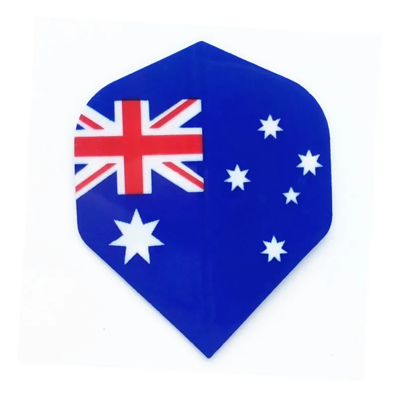 100 pcs/lot High quantity New standard Dart Flights Australia National Flag Pattern Dart Flights Dart Leaves dart accessories
100 pcs/lot High quantity New standard Dart Flights Australia National Flag Pattern Dart Flights Dart Leaves dart accessories