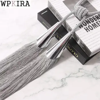 2Pcs/Pair Curtain Brush Tiebacks Tassel Fringe Hanging Belt Balls Curtain Accessories Holderback Tie Backs QT058&30
2Pcs/Pair Curtain Brush Tiebacks Tassel Fringe Hanging Belt Balls Curtain Accessories Holderback Tie Backs QT058&30