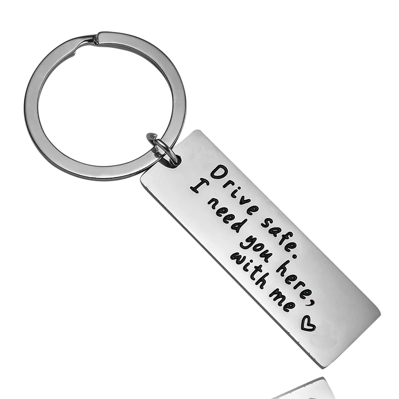 Drive Safe I Need You Here With Me Pendant Keychain Key Ring Family Jewelry Gift For Drivers Friends Lovers Keyring Xmas Gift
Drive Safe I Need You Here With Me Pendant Keychain Key Ring Family Jewelry Gift For Drivers Friends Lovers Keyring Xmas Gift